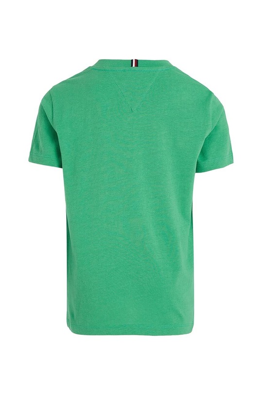 Chłopiec Tommy Hilfiger t-shirt bawełniany dziecięcy KB0KB08333.74.122.9BYX zielony