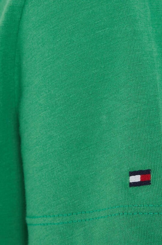 Tommy Hilfiger t-shirt bawełniany dziecięcy zielony KB0KB08333.74.122.9BYX