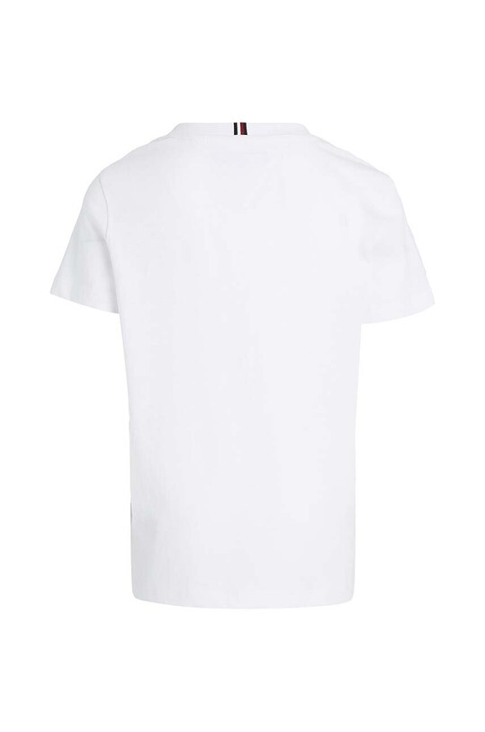 Chłopiec Tommy Hilfiger t-shirt bawełniany dziecięcy KB0KB08333.128.176.9BYX biały