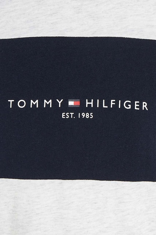 Tommy Hilfiger t-shirt bawełniany dziecięcy szary KB0KB08374.74.122.9BYX