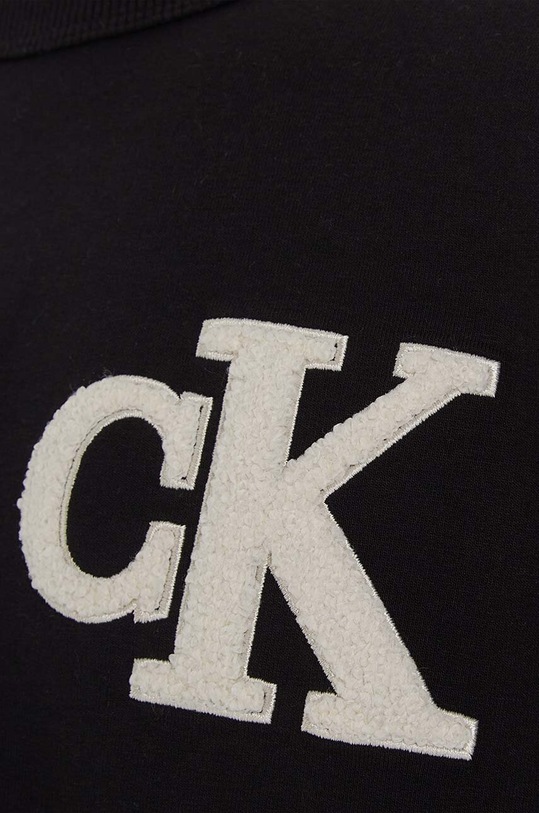 Calvin Klein Jeans t-shirt bawełniany dziecięcy czarny IB0IB01729.9BYX
