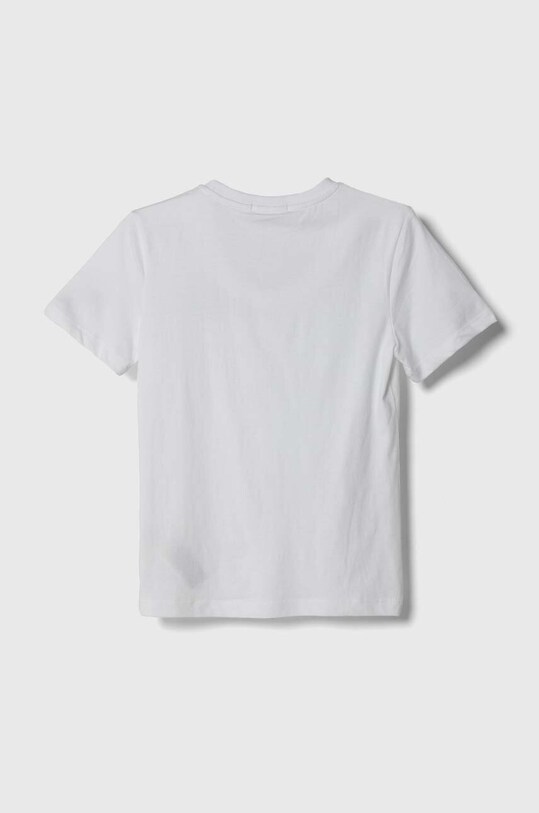 Calvin Klein Jeans t-shirt bawełniany IB0IB01697.9BYX biały AW23