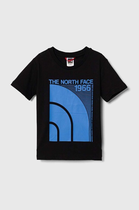 The North Face t-shirt bawełniany dziecięcy B GRAPHIC S/S TEE 1 nadruk czarny NF0A854X