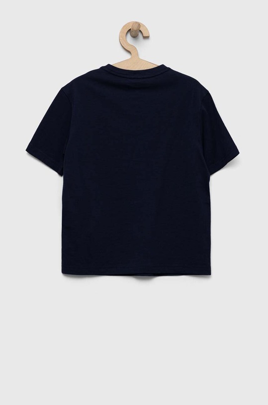 EA7 Emporio Armani t-shirt bawełniany dziecięcy 6RBT53.BJ02Z granatowy AW23
