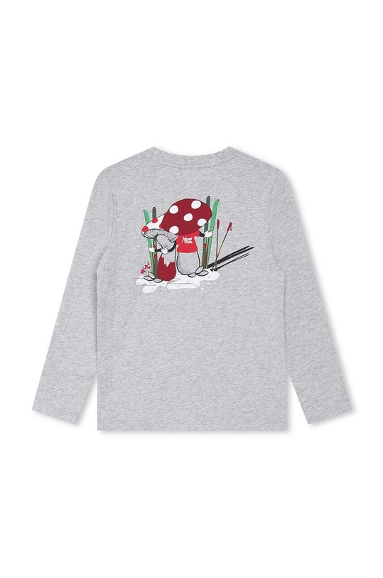 Chłopiec Kenzo Kids longsleeve bawełniany dziecięcy K25886.114.150 szary