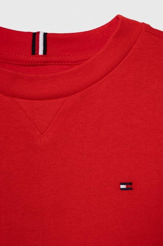 Chłopiec Tommy Hilfiger t-shirt bawełniany dziecięcy KB0KB08575.74.122.9BYX czerwony
