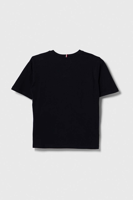 Tommy Hilfiger t-shirt bawełniany dziecięcy KB0KB08575.128.176.9BYX granatowy AW23