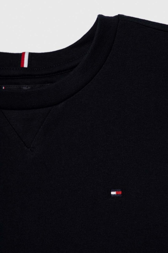 Chłopiec Tommy Hilfiger t-shirt bawełniany dziecięcy KB0KB08575.128.176.9BYX granatowy