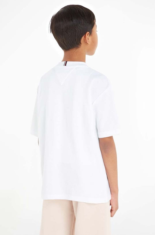 Tommy Hilfiger t-shirt bawełniany dziecięcy KB0KB08580.128.176.9BYX