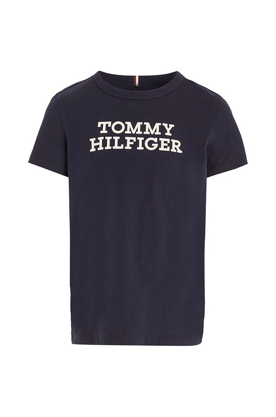 Tommy Hilfiger gyerek pamut póló KB0KB08555.74.122.9BYX sötétkék AW23