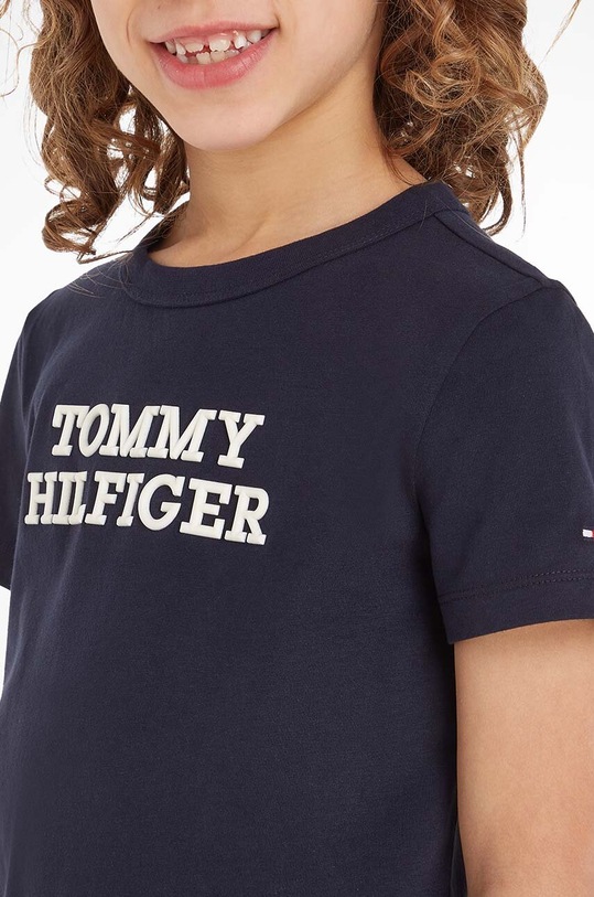 Tommy Hilfiger gyerek pamut póló KB0KB08555.74.122.9BYX sötétkék