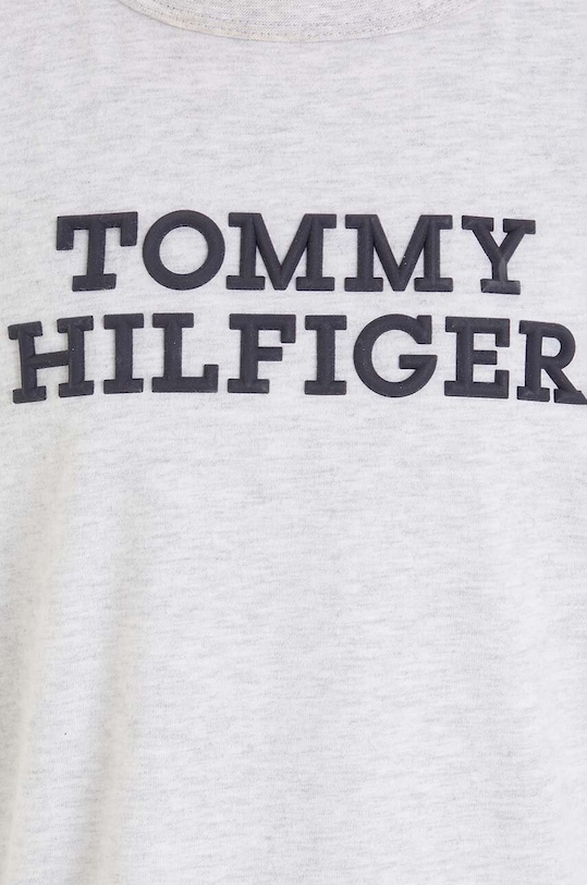 Tommy Hilfiger t-shirt bawełniany dziecięcy szary KB0KB08555.128.176.9BYX