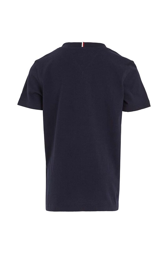 Chłopiec Tommy Hilfiger t-shirt bawełniany dziecięcy KB0KB08626.128.176.9BYX granatowy