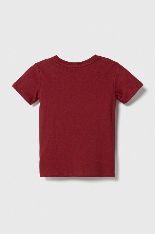 Pepe Jeans t-shirt bawełniany dziecięcy PB503731 bordowy AW23