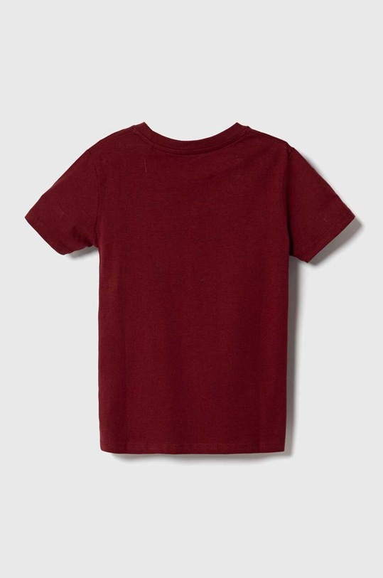 Pepe Jeans tricou de bumbac pentru copii PB503732 burgundia AW23