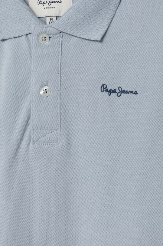 Chłopiec Pepe Jeans polo bawełniane dziecięce PB540840 niebieski