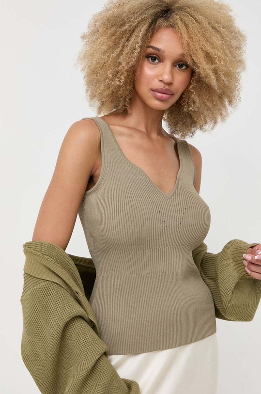 Top Notes du Nord Hollie Knitted slim zelená 13183