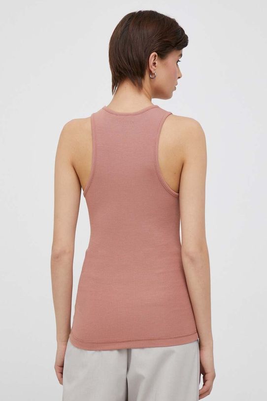 Odzież Calvin Klein top K20K205546 pomarańczowy