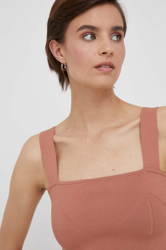 Calvin Klein top brązowy K20K205748