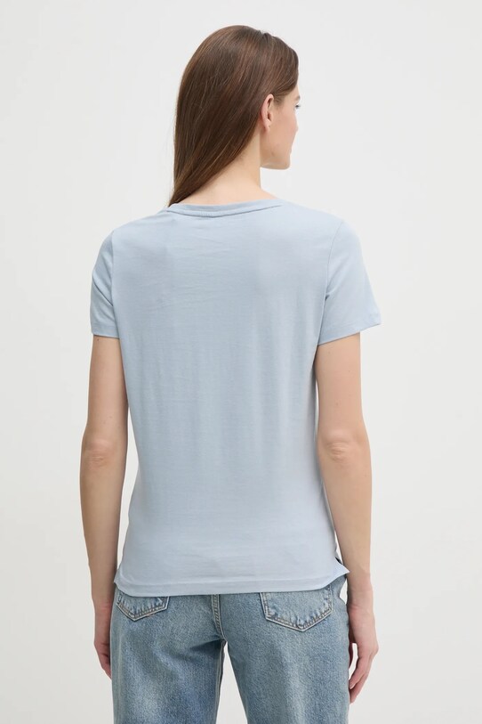 Одежда Хлопковая футболка Guess W1YI1B.I3Z14 голубой