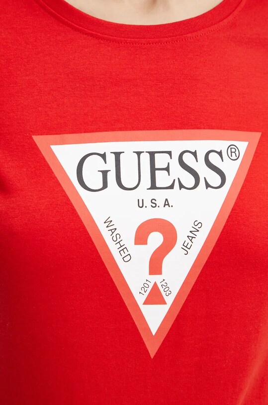 Бавовняна футболка Guess W1YI1B.I3Z14 червоний