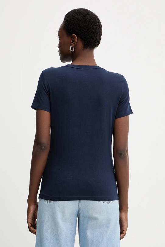Odzież Guess t-shirt bawełniany W1YI1B.I3Z14 granatowy