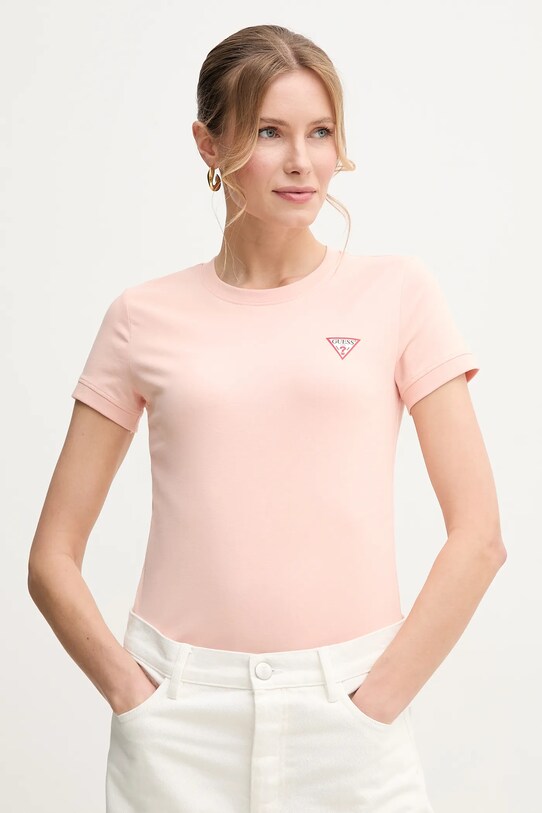 Tričko Guess oranžová W2YI44.J1314