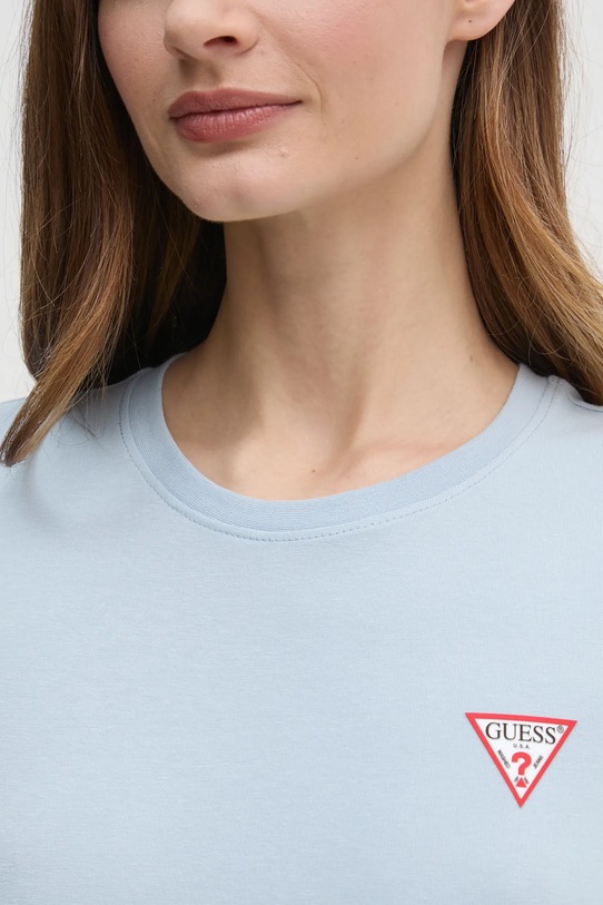 Majica kratkih rukava Guess W2YI44.J1314 plava