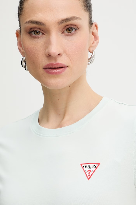 Guess t-shirt zielony W2YI44.J1314