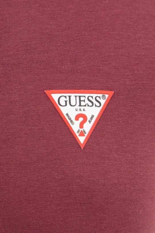 Tričko Guess W2YI44.J1314 burgundské