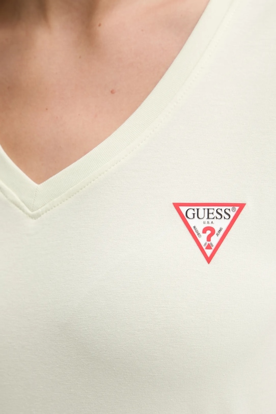 Guess tricou W2YI45.J1314 galben