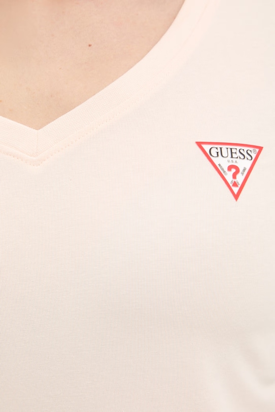 Guess t-shirt W2YI45.J1314 pomarańczowy