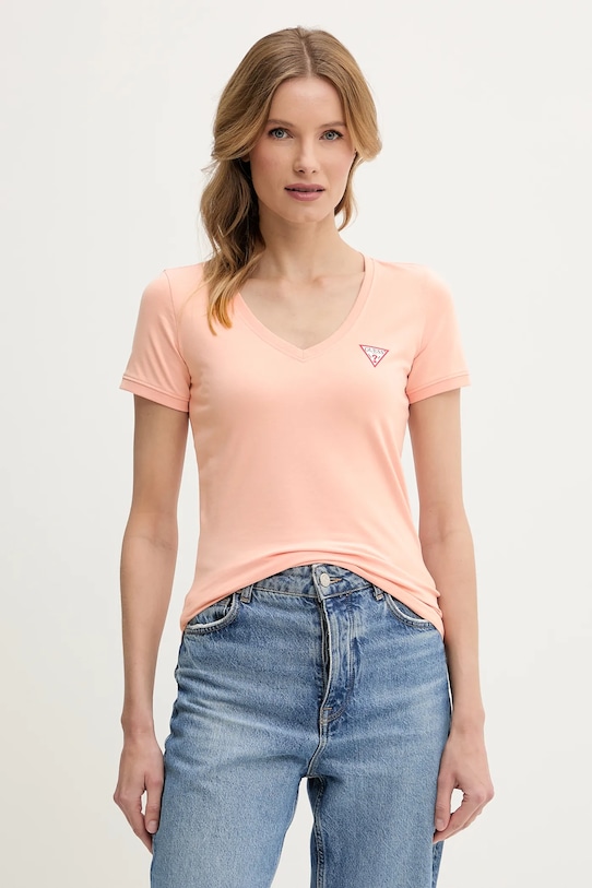 Футболка Guess помаранчевий W2YI45.J1314