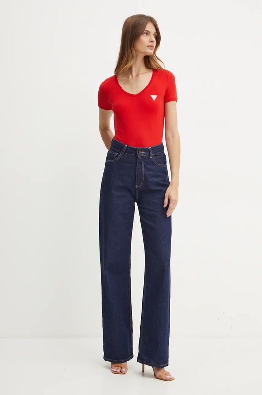 Guess tricou W2YI45.J1314 rosu NC25