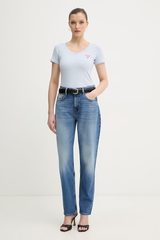 Guess t-shirt W2YI45.J1314 niebieski SS26