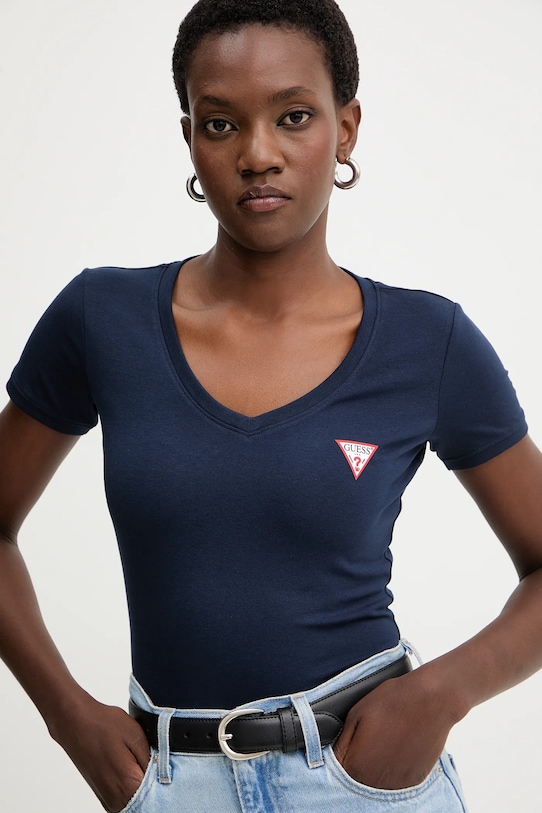 Guess t-shirt granatowy W2YI45.J1314