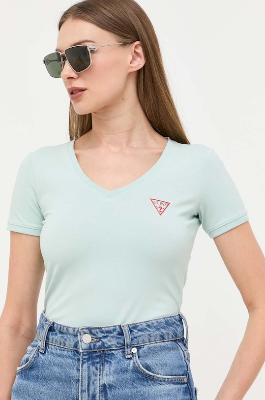 Ruházat Guess t-shirt W2YI45.J1314 zöld