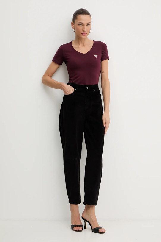 Tričko Guess W2YI45.J1314 burgundské NC25