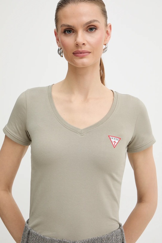 Guess t-shirt zielony W2YI45.J1314