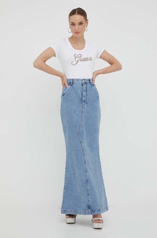Guess t-shirt W3YI36.J1314 biały AW23