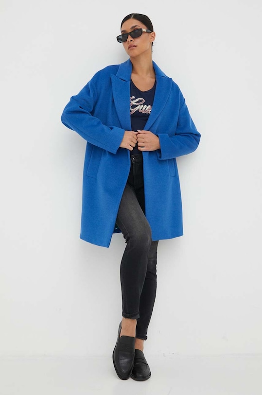 Guess t-shirt W3YI36.J1314 granatowy AW23