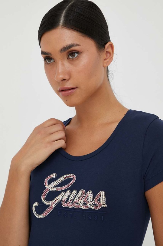 Guess t-shirt granatowy W3YI36.J1314