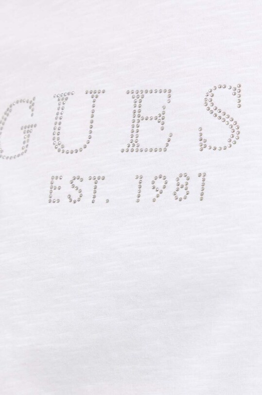 Guess tricou din bumbac W3GI76.K8G01 alb