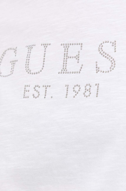 Хлопковая футболка Guess W3GI76.K8G01 белый