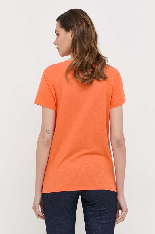 Odzież Guess t-shirt bawełniany CRYSTAL W3GI76.K8G01 pomarańczowy