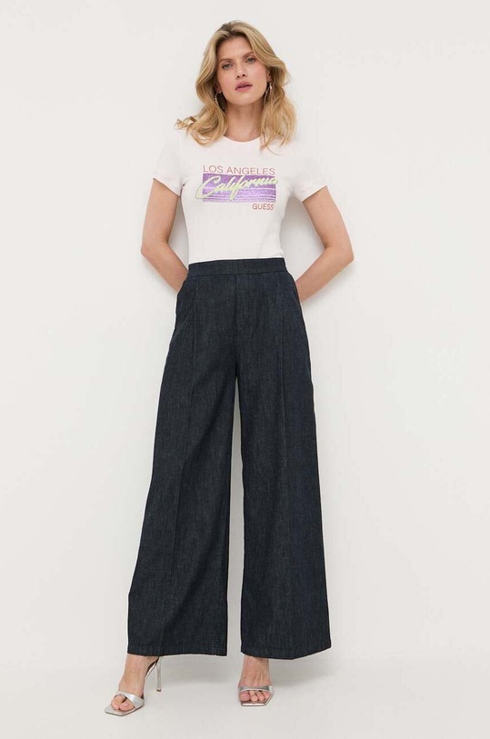 Tričko Guess W3YI33.J1314 béžová AW23