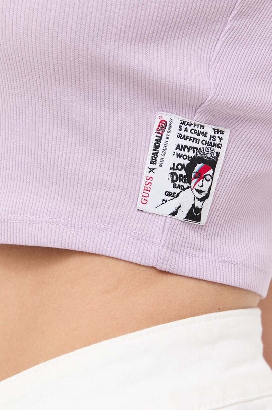 Guess top Guess x Banksy W3YP63.KA0H1 violet