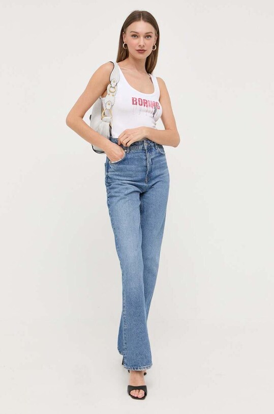 Top Guess Guess x Banksy W3YP50.KA0H1 bílá AW23