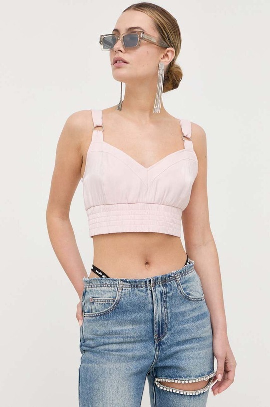 Top Guess slim ružová W3YH58.WFJ92