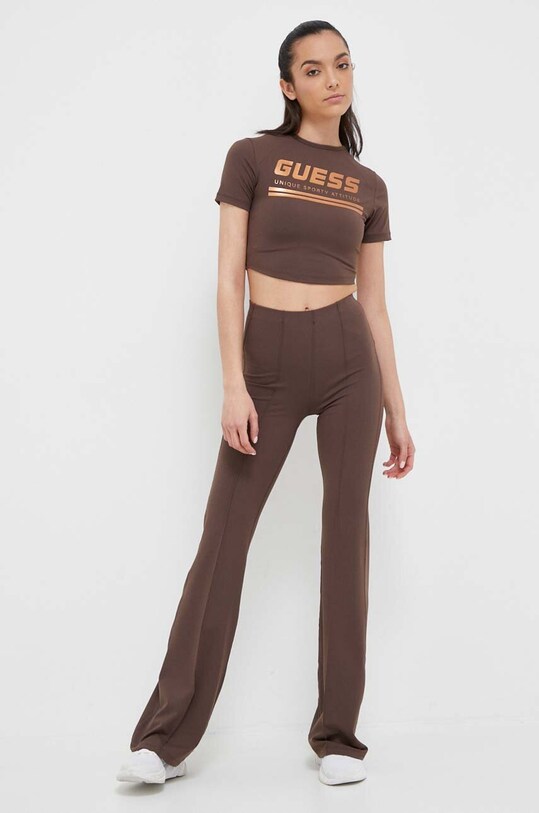 Футболка Guess V3YP00.MC04N коричневый AW23